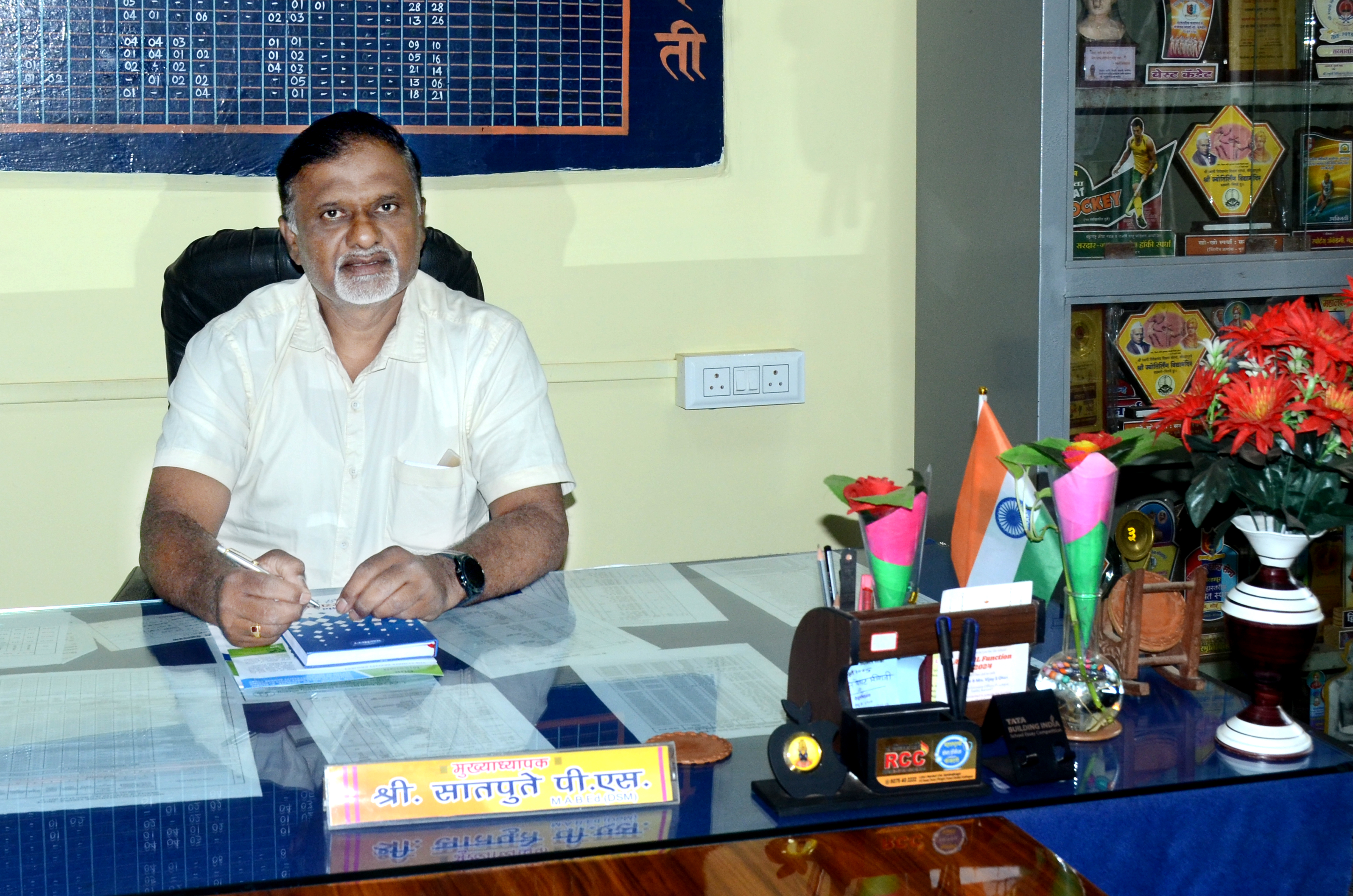 Shri Popat Shivaji Satpute - Principal - Shri Jyotirling Vidya Mandir wadange nigave dumala,Kolhapur testimonial photo